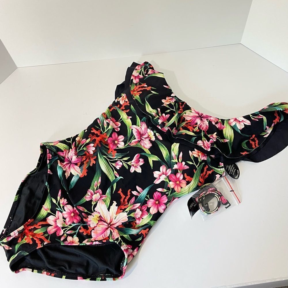 NWT Carmen Marc Valvo one piece Swim suit